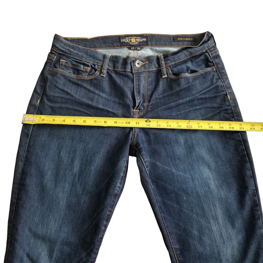 Lucky Brand Sofia Boot Cut Jeans Size 12/31 - Picture 10 of 12